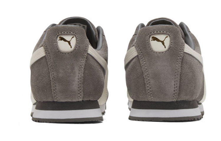 PUMA Roma Suede Low Tops Sports Training Shoe Gray 365437-12
