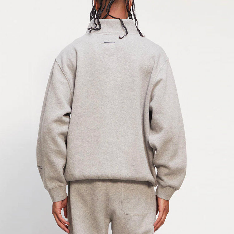 Fear of God Essentials FW20 Half Zip Pullover 'Oatmeal' 0192250500229260