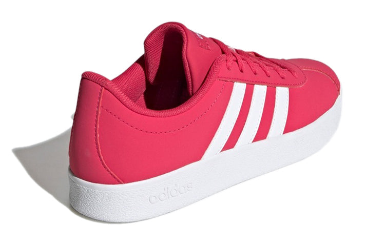 (GS) adidas VL Court 2.0 K 'Red White' FW3939