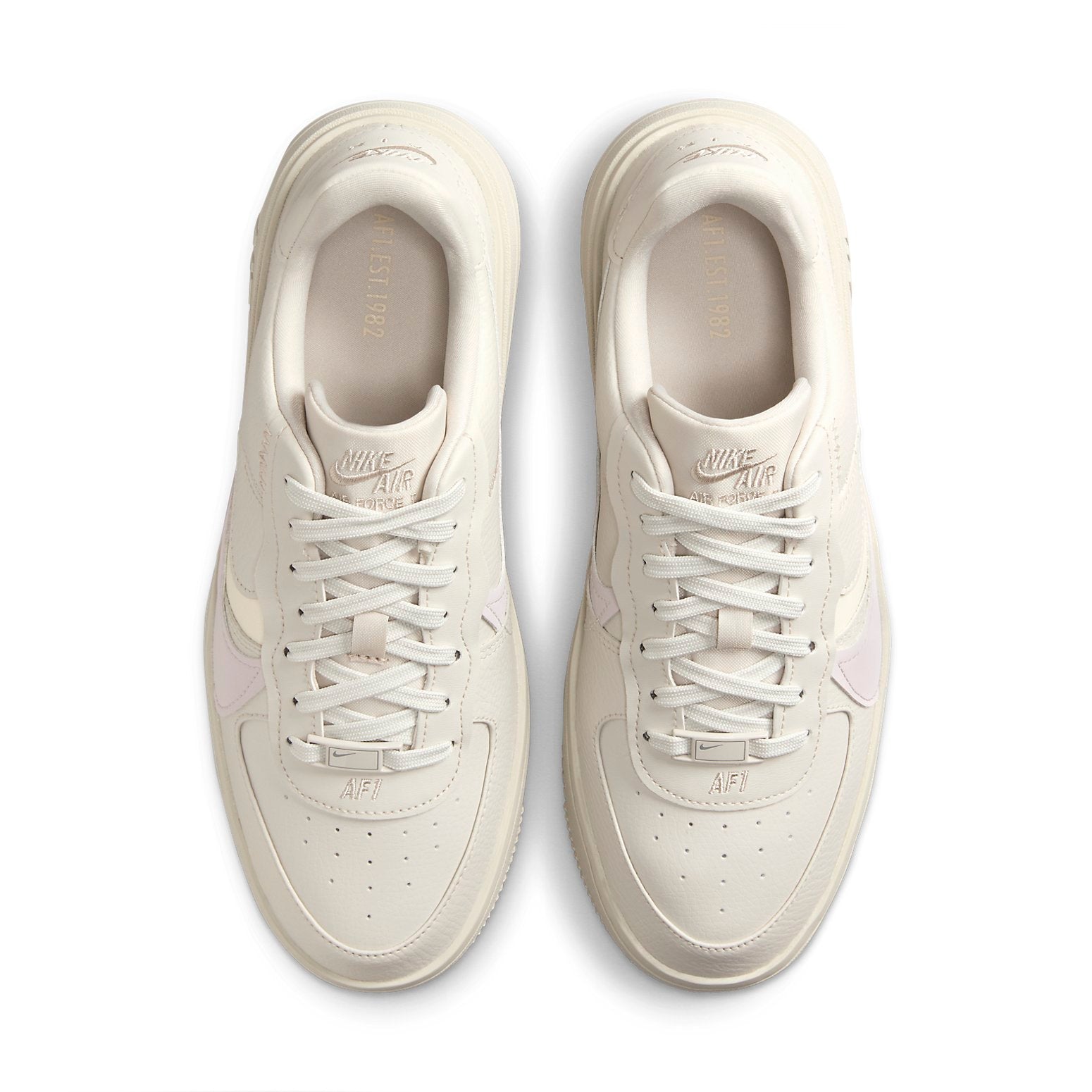 (WMNS) Nike Air Force 1 PLT.AF.ORM 'Pale Ivory' DJ9946-108
