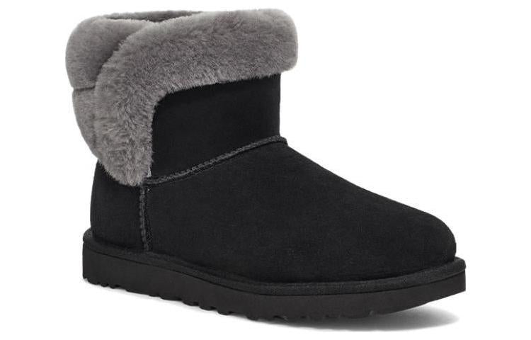 (WMNS) UGG Saniya Mini Suede Classic Boot 'Black' 1153512-BLK