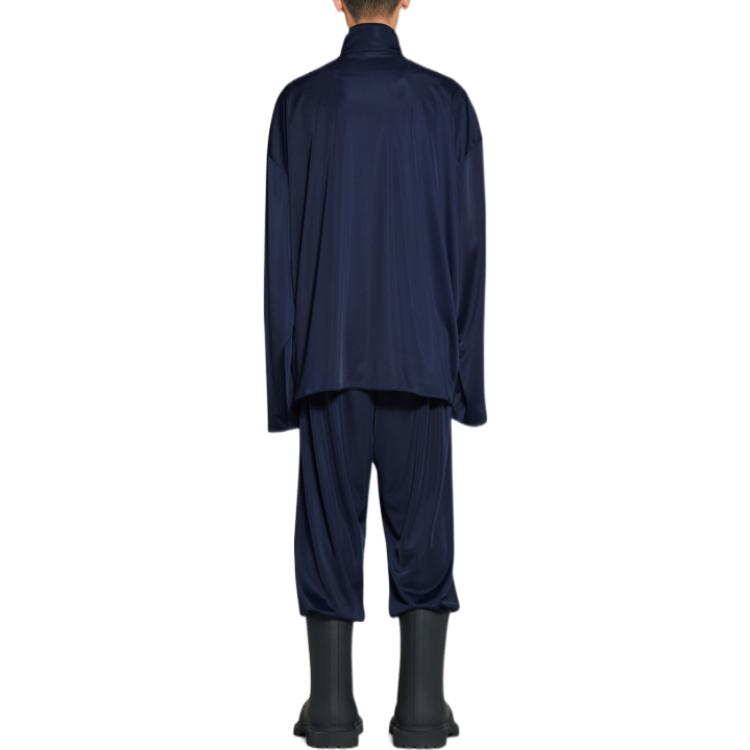 Balenciaga Tracksuit Jacket 'Navy' 725334TNV074100