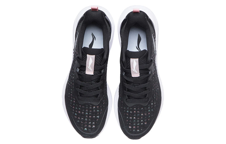 (WMNS) Li-Ning Sport Running Shoes 'Black White' ARSR044-3
