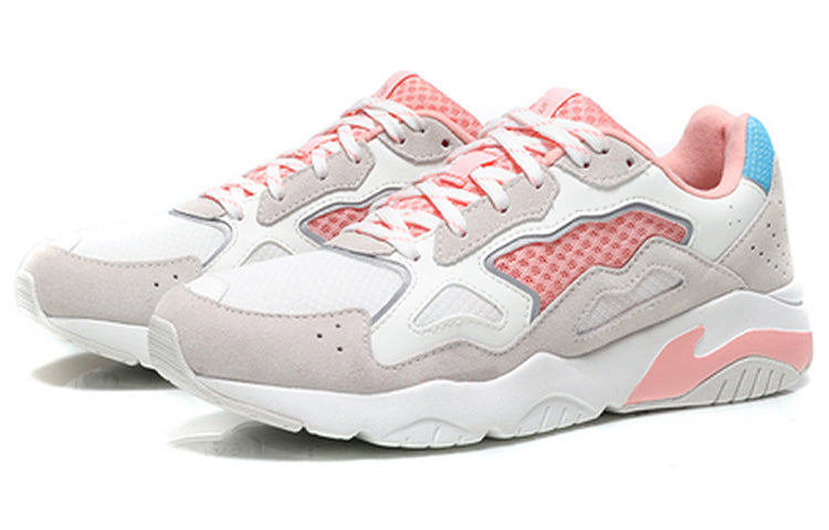 (WMNS) Li-Ning Reverses Classical Light Leisure Low 'White Grey Pink' AGCN378-3