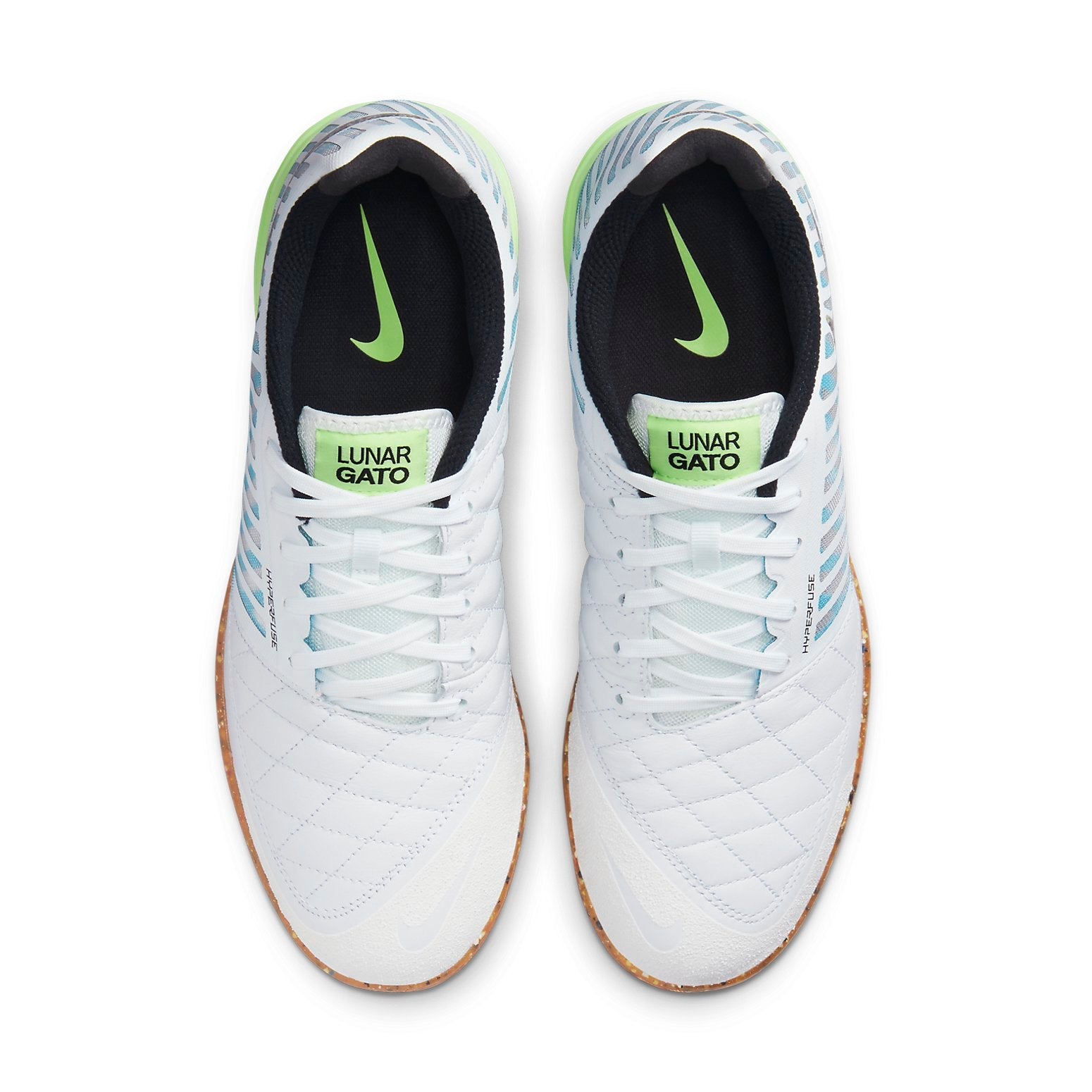 Nike Lunar Gato II IC 'Black Light Photo Blue Lime Glow' 580456-043