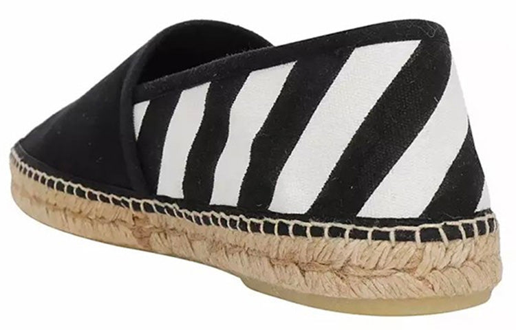 Off-White Diagonals Espadrilles 'Black' OMIA172S20D330201000