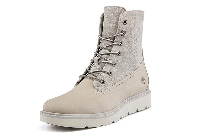 (WMNS) Timberland Auth Teddy Fleece 'Winter White Nubuck' A1S7GW