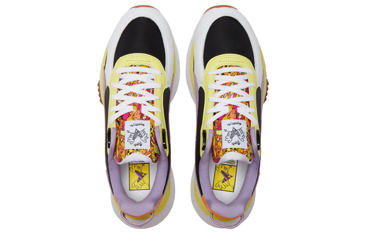 PUMA Romero Britto x Wild Rider 'White Limelight Gum' 381097-01