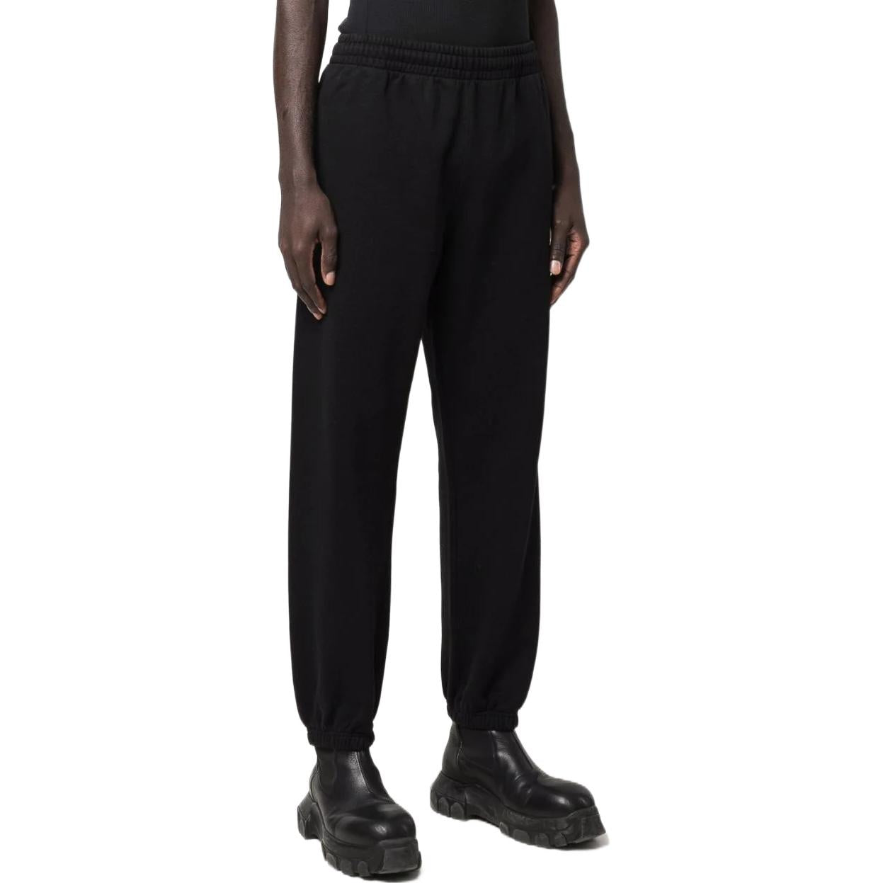 Men's Off-White FW22 Rear Logo Printing Casual Bundle Feet Sports Pants/Trousers/Joggers Version Black OMCH029S22FLE0131001