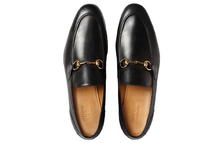 Gucci Jordaan Leather Loafers 'Black' 406994-BLM00-1000