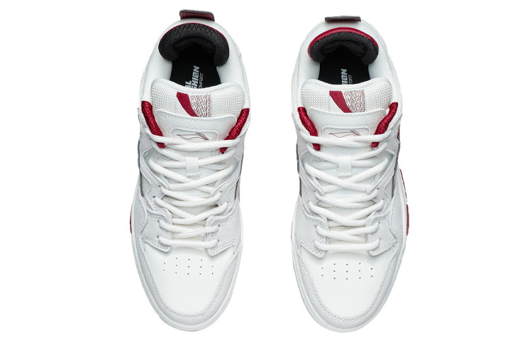 (WMNS) Li-Ning Wave Pro 'White Red Gum' AECR074-4