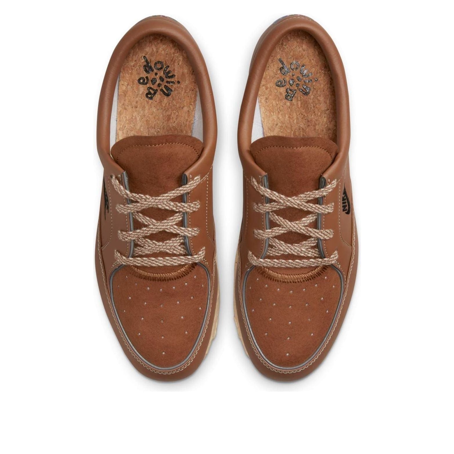 Nike BE-DO-WIN Low Tops Casual Shoe Yellow Brown DB3017-200