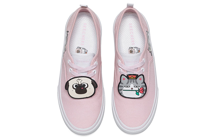 (WMNS) Skechers V'lites Sneakers Pink/White 66666269-PNK