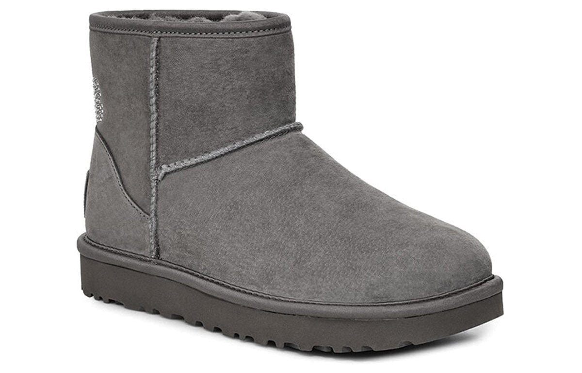 (WMNS) UGG Classic Mini Crystal 'Grey' 1111790-CHRC