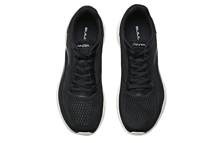 (WMNS) ANTA Running Series Sneakers 'Simple Black White' 12935542-4