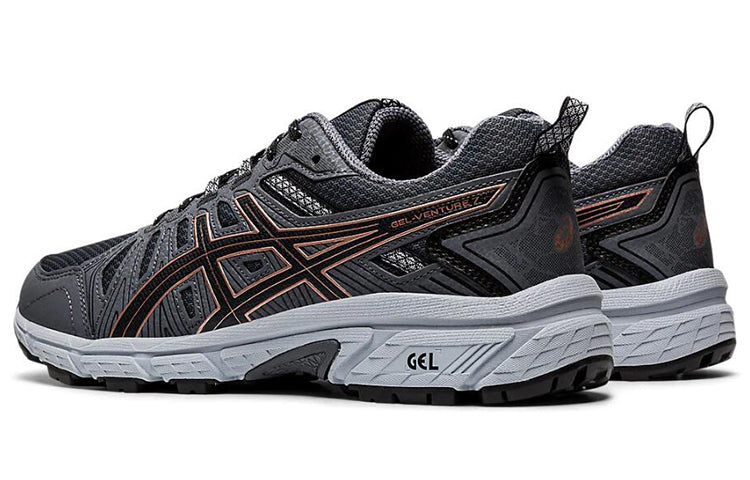 (WMNS) ASICS Gel-Venture 7 'Graphite Grey Rose Gold' 1012A476-022