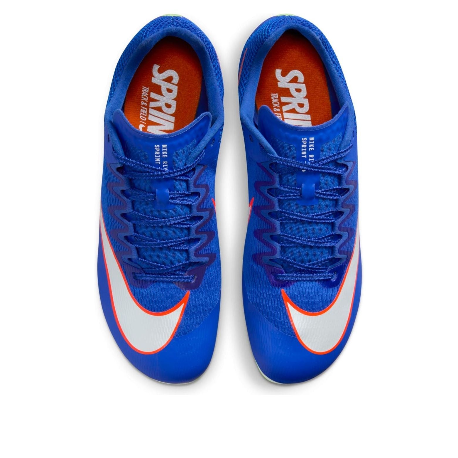 Nike Air Zoom Rival Sprint Spikes 'Racer Blue Safety Orange' DC8753-401