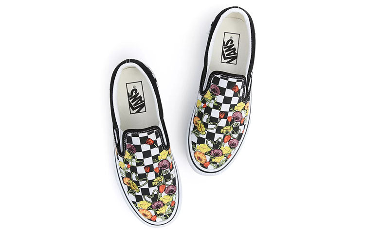 Vans Classic Slip-On Platform 'Poppy Checkerboard' VN0A5KXIBML