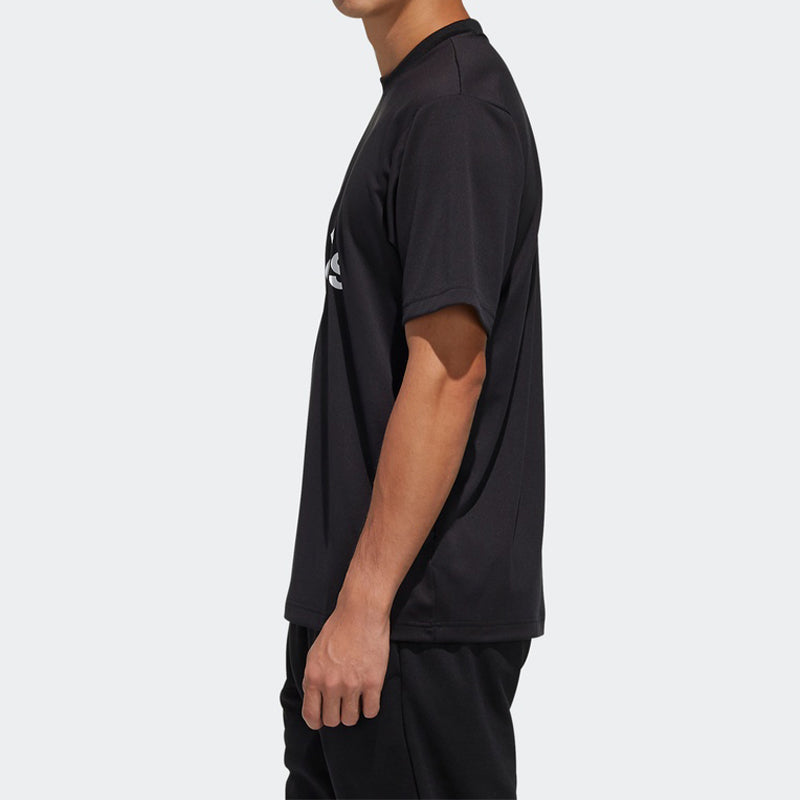 adidas Training Casual Sports Short Sleeve Black FM5369