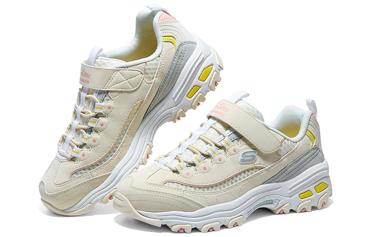 (GS) Skechers Dlites Shoes 'Beige Grey' 319001L-NTMT