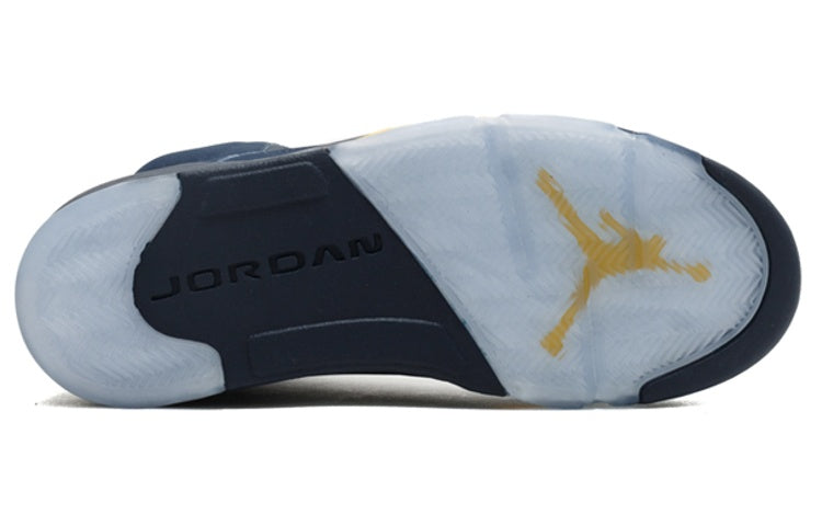 Air Jordan 5 Retro Michigan PE 'Navy Blue Army Green' FA16-MNJDLS-636