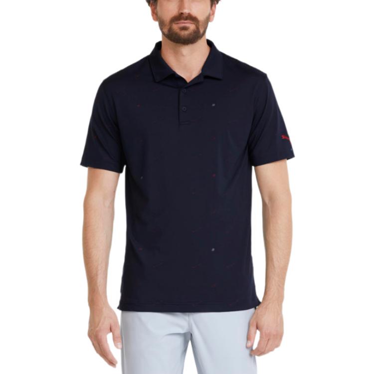 PUMA Cloudspun Love Golf Polo Shirt 'Navy' 533854