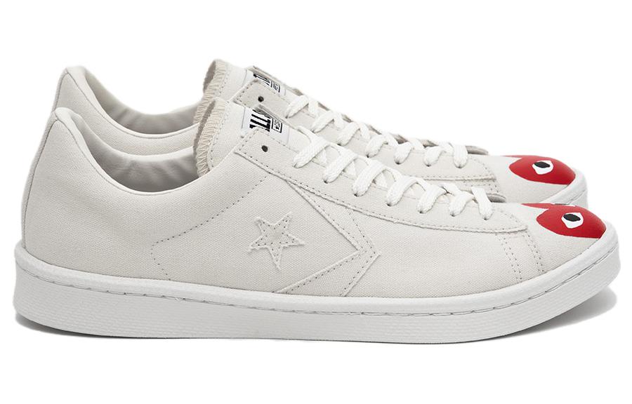 Converse x COMME des GARCONS PLAY Pro Leather 'White Red' 34201320
