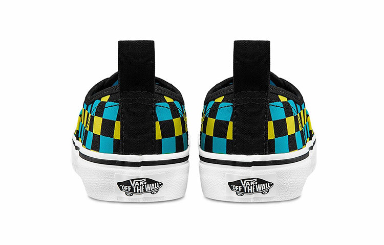 (WMNS) Vans Authentic K Plaid Black/Yellow VN0A4BUS30M