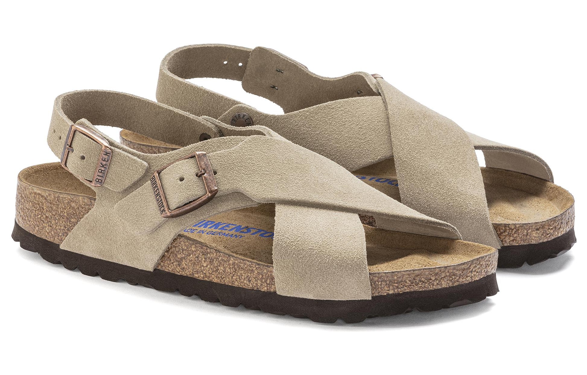 (WMNS) Birkenstock Tulum Suede Leather 'Taupe' 1023247