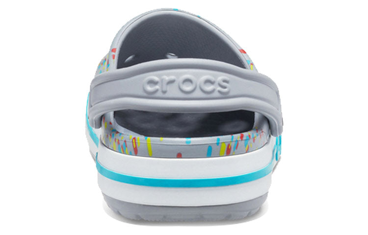 Crocs Printing Beach Unisex Gray Blue Sandals 'Grey Blue' 206232-0ES