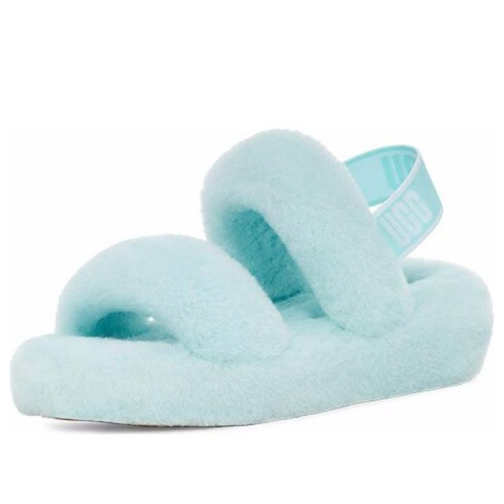 (WMNS) UGG Oh Yeah Slide 'Sky' 1107953-SKY