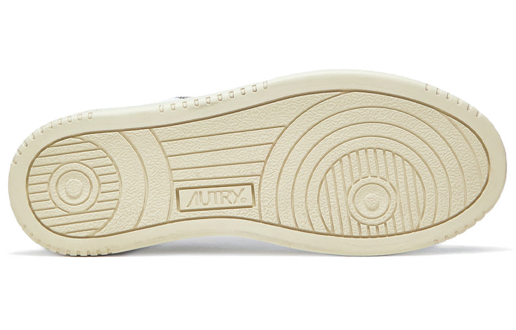 (WMNS) AUTRY Medalist Low Leather and Suede 'White Beige Red' AULW-LS48