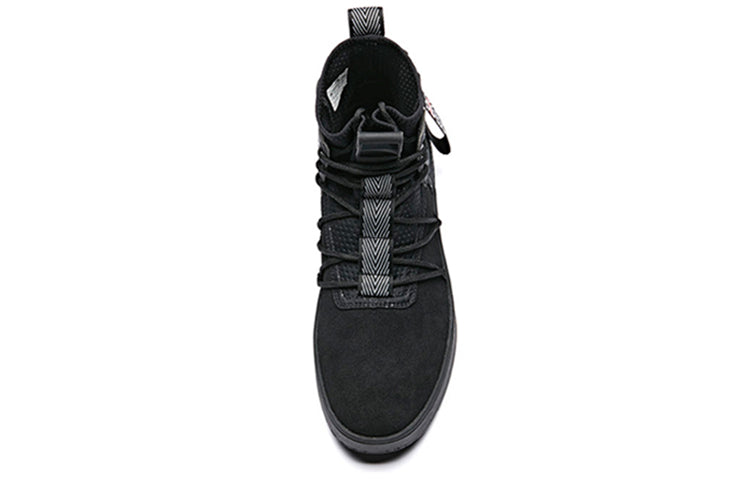 ANTA Skateboarding Series Sneakers High 'Black Grey Red' 11918042-1