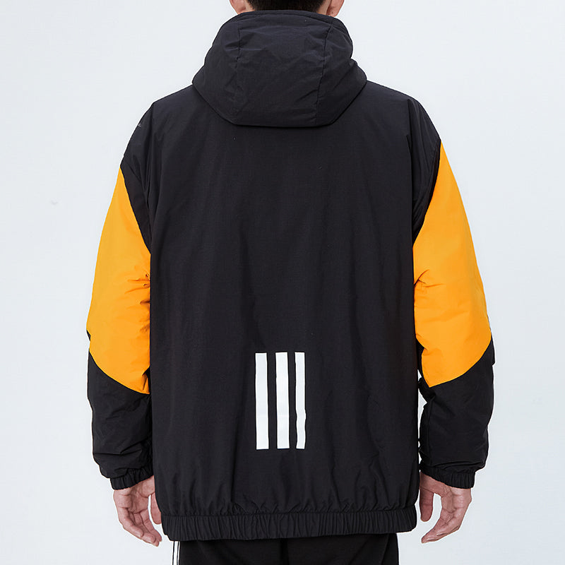 adidas Back to Sport Jacket Asia Sizing 'Black Orange' GT6589