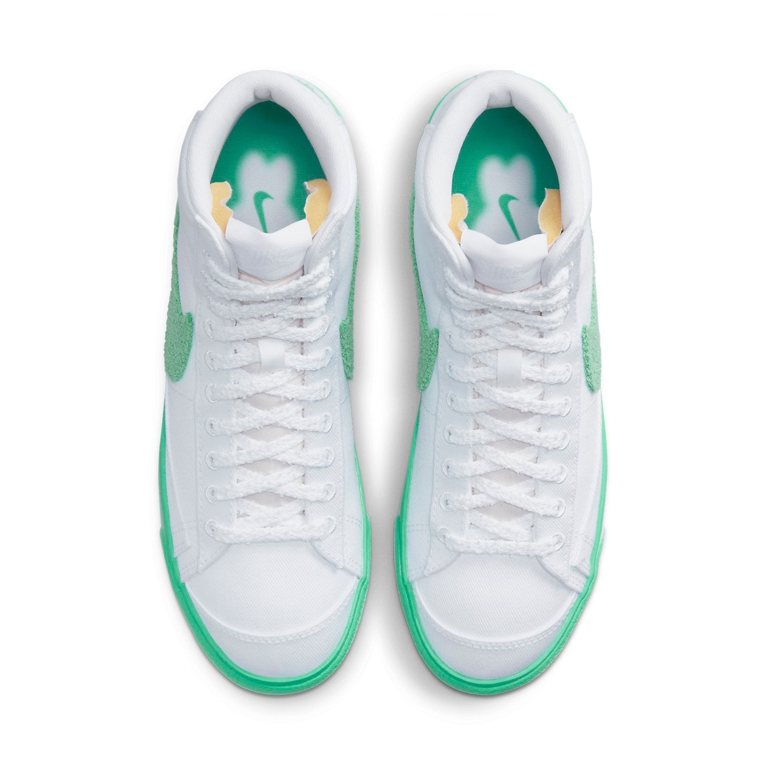 (WMNS) Nike Blazer Mid '77 'Chenille Swoosh - Green Fade' FJ4547-100