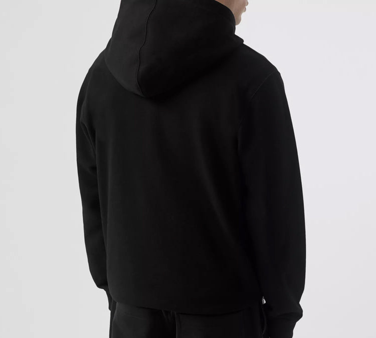 Men's Burberry 3D Logo Pattern Cotton Black 45596711