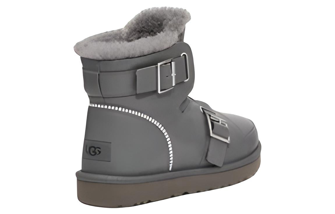 (WMNS) UGG Mini Buckle Short Boots 'Grey' 1138157-CHRC