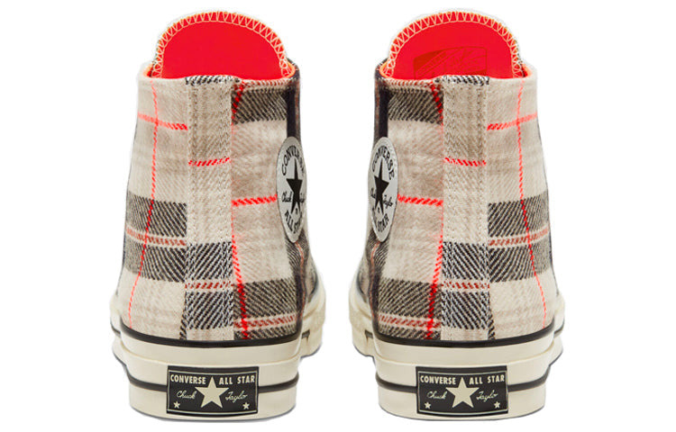 Converse Plaid Chuck 1970s 'Creamwhite Gray' 166496C