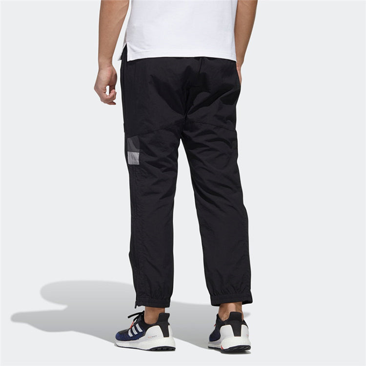 Men's adidas logo Casual Black Sports Pants/Trousers/Joggers GM4437
