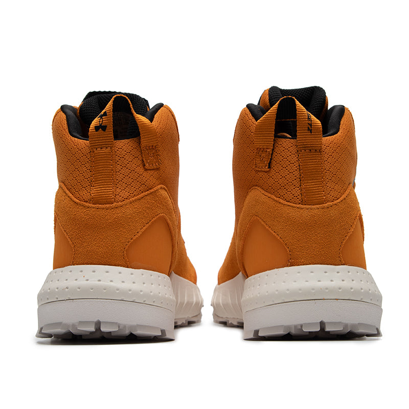 Men's UA Micro G Valsetz Trek Mid Leather Waterproof Tactical Boots 'Honey Orange' 3025577-800