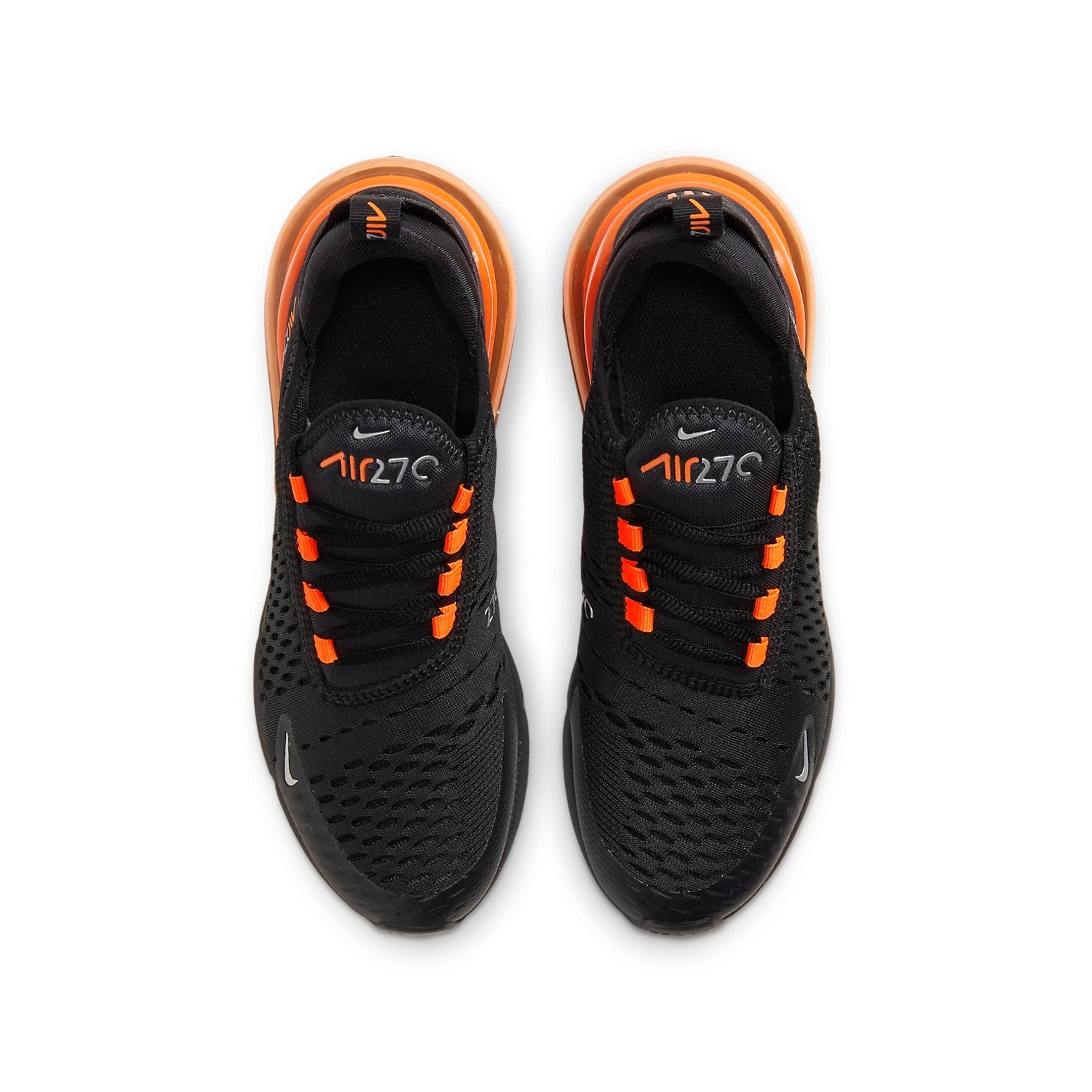 (GS) Nike Air Max 270 'Black Total Orange' DC9199-001