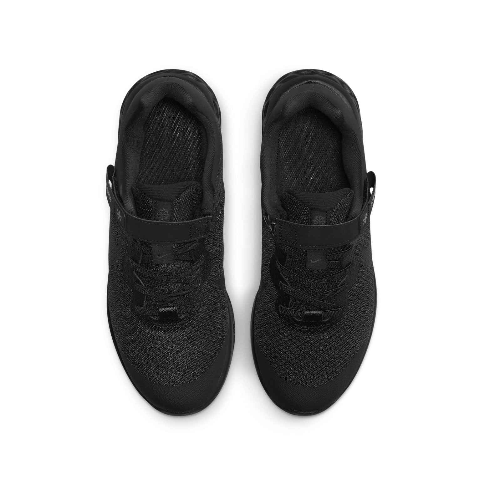 (GS) Nike Revolution 6 FlyEase 'Black Dark Smoke Grey' DD1113-001