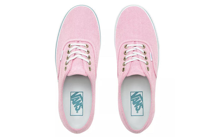 Vans Authentic Breathable Non-Slip Wear-Resistant Low Top Casual Skate Shoes Pink VN0A38EMVK6