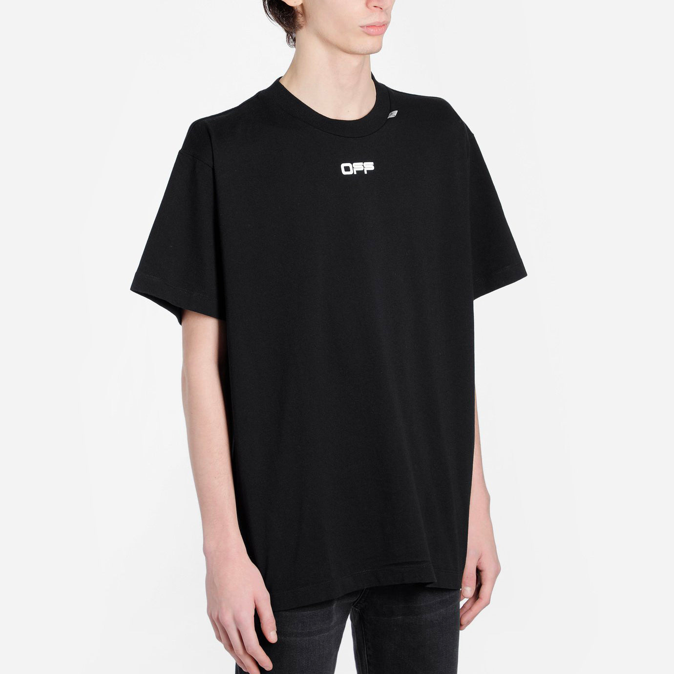 Off-White Caravaggio Arrow T-Shirt 'Black' OMAA038S201850041088