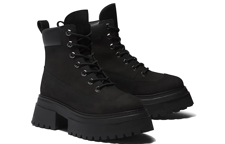 (WMNS) Timberland Sky 6 Inch Lace Up Boots 'Black Nubuck' A428J001