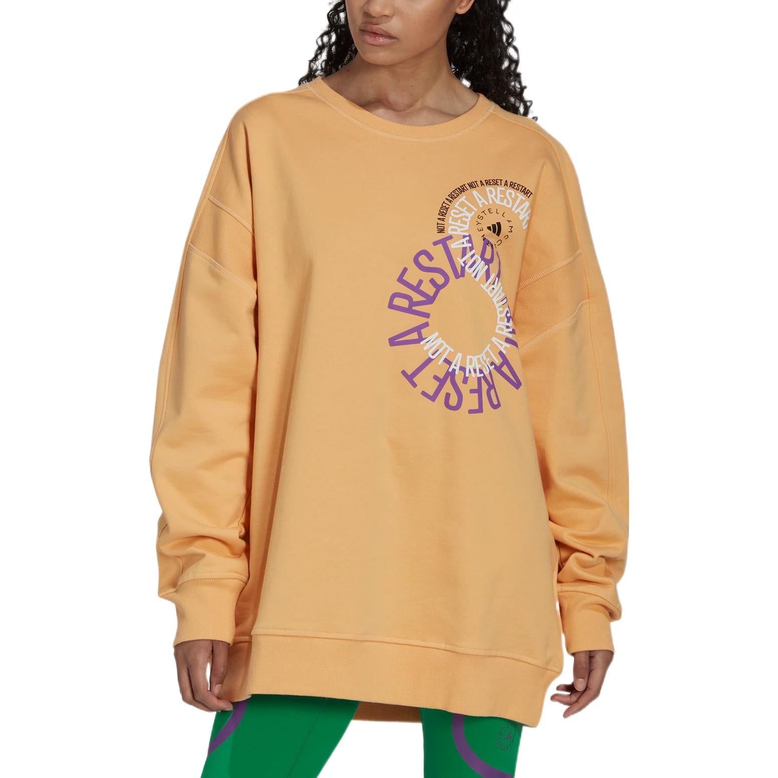 adidas by Stella McCartney Sportswear Sweatshirt 'Faded Pulse Amber' IB5886
