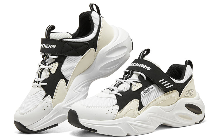 (GS) Skechers Sportswear Trainers 'White Black' 319029L-WBK