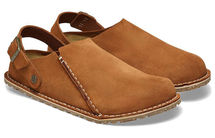 Birkenstock Lutry Premium Suede Leather 'Mink' 1025335
