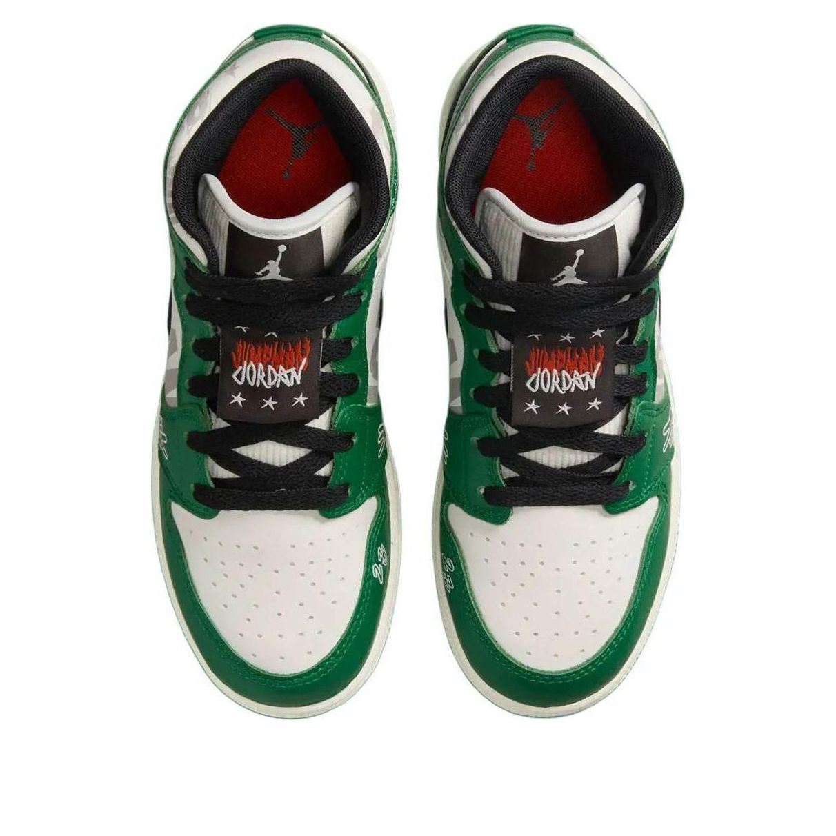 (GS) Air Jordan 1 Mid SE 'Pine Green' HF3200-300