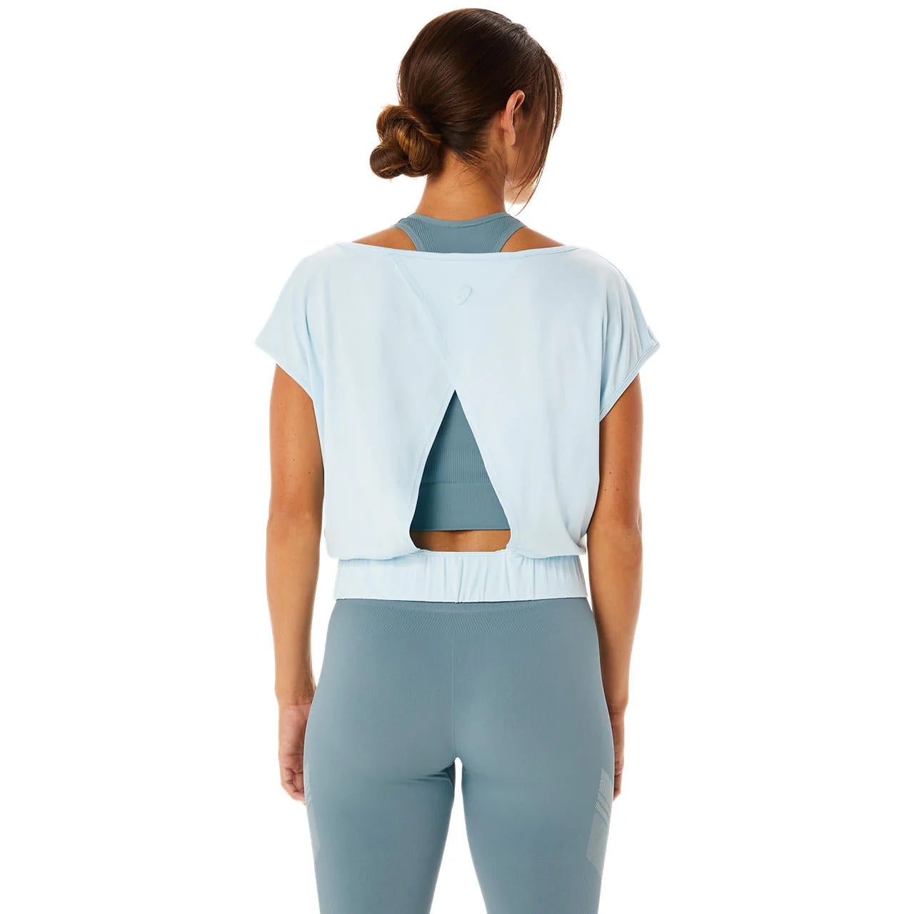 (WMNS) ASICS Nagino Flex Short Sleeves Top 'Blue' 2032C729-403
